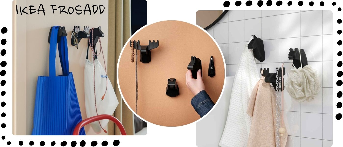 ست 3 عددی قلاب آویز ایکیا مدل IKEA FROSADD